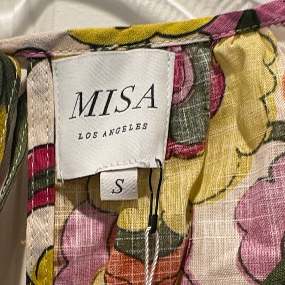 Misa Los Angeles Floral Mini Dress - Pink and Yellow - NWT - Picture 4 of 8